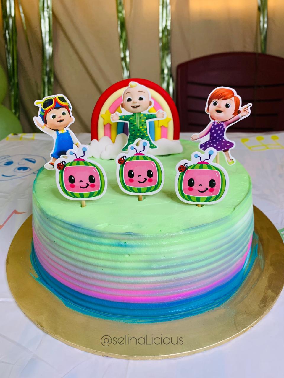 Cocomelon Birthday Cake