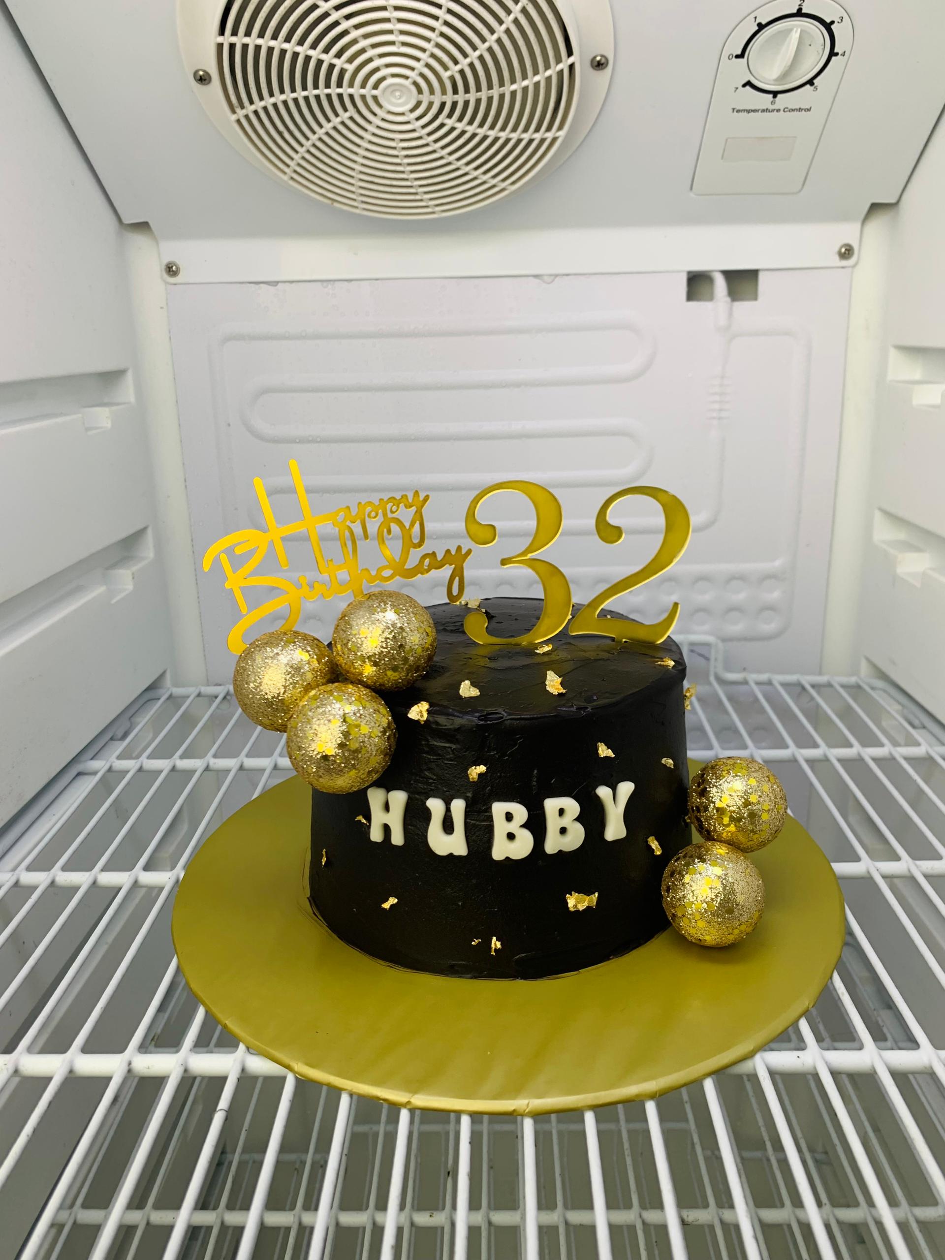 Dark Chocolate Birthday Cake